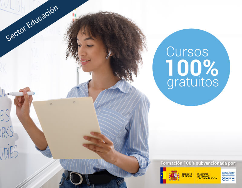 Cursos online para trabajadores y autónomos Cursos online gratuitos para trabajadores del Sector Educación