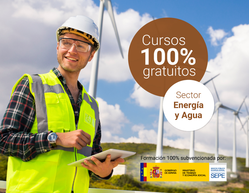 Cursos 100% gratuitos sector energía y agua