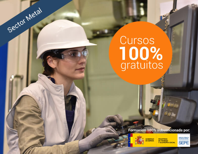 Cursos online para trabajadores y autónomos Cursos online gratuitos para trabajadores de Metal