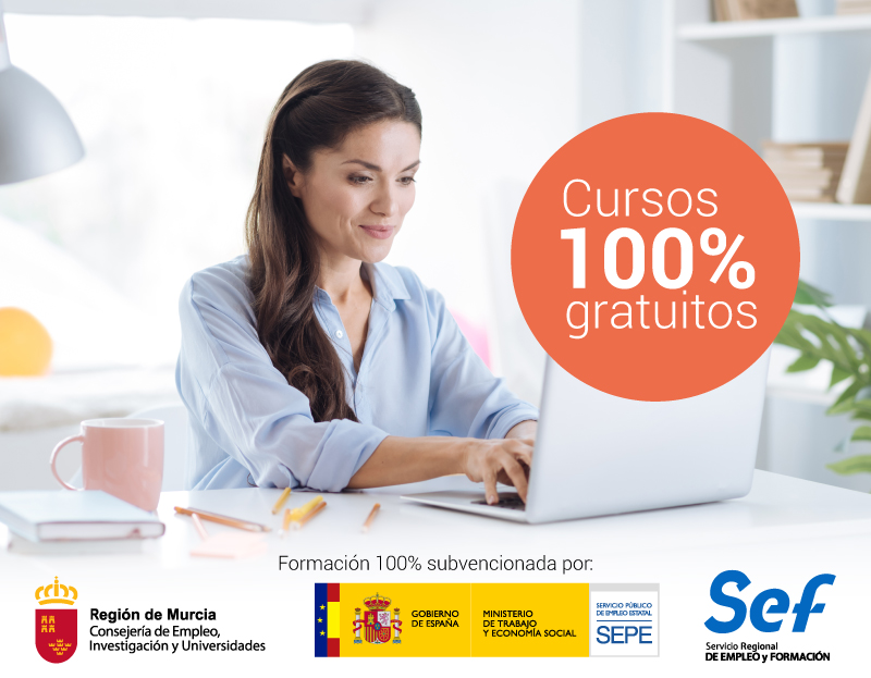 Cursos gratuitos para trabajadores y autónomos de Murcia Cursos gratuitos para trabajadores y autónomos de Murcia