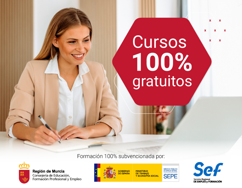 Cursos gratuitos para trabajadores y autónomos de Murcia