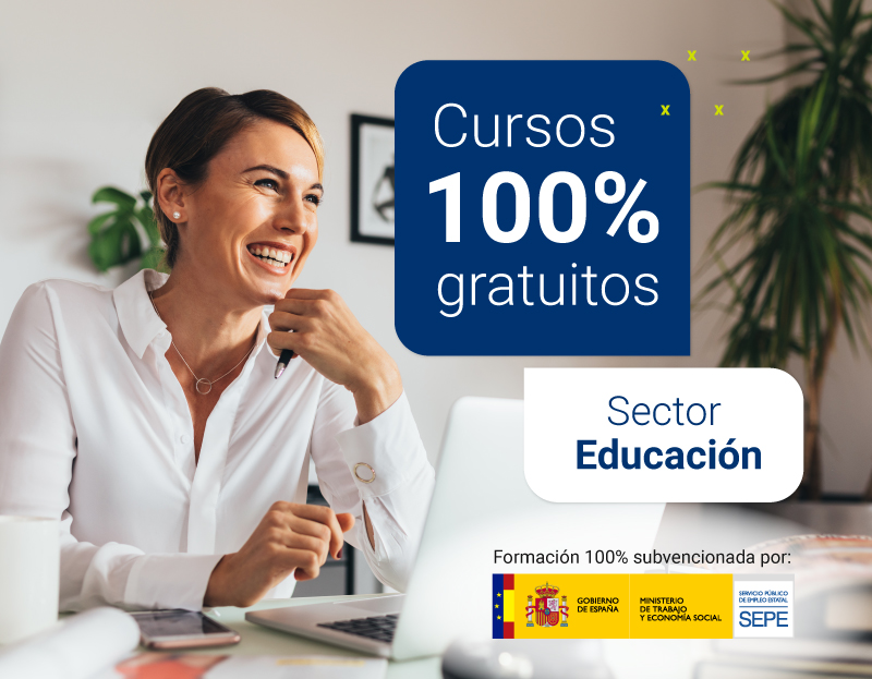 Cursos 100% gratuitos sector educación Cursos 100% gratuitos sector educación