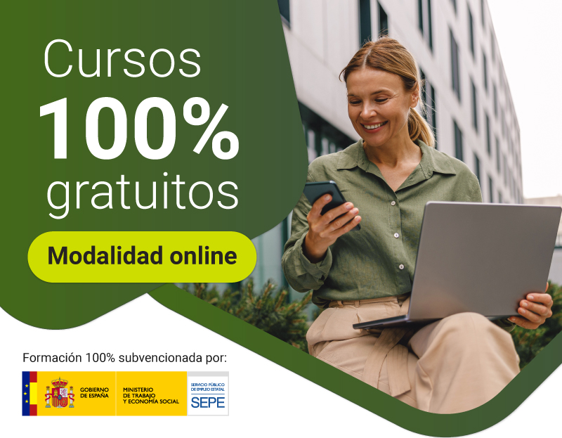 Cursos 100% gratuitos para todos los sectores profesionales
