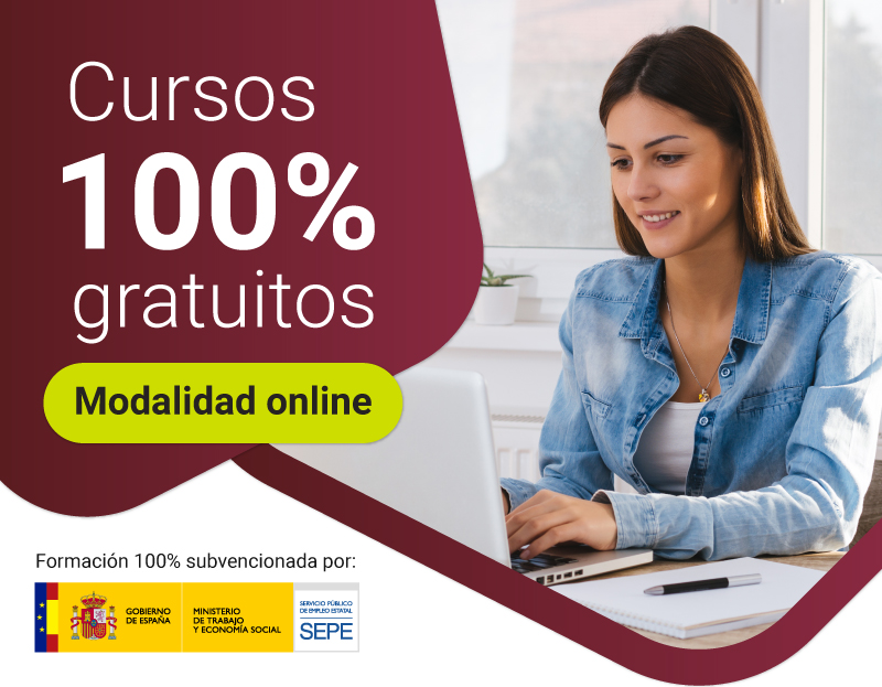 Cursos 100% gratuitos para todos los sectores profesionales