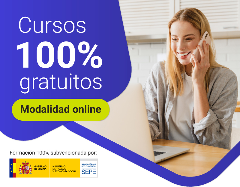 Cursos 100% gratuitos para todos los sectores profesionales