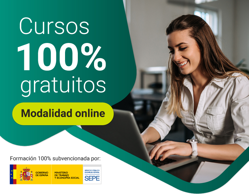 Cursos 100% gratuitos para todos los sectores profesionales