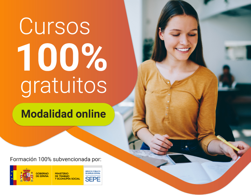 Cursos 100% gratuitos para todos los sectores profesionales