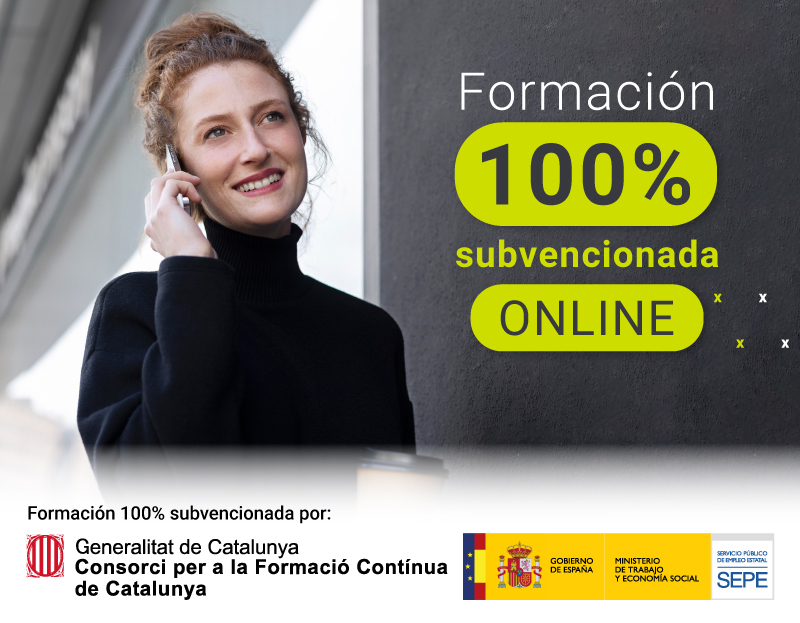 Cursos 100% subvencionados para ocupados de Cataluña Cursos 100% subvencionados para ocupados de Cataluña