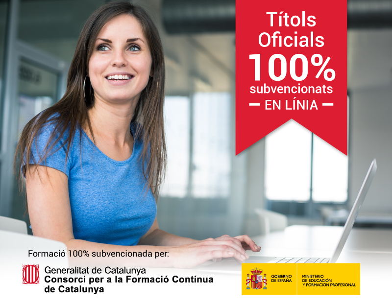 Cursos 100% subvencionats Cursos 100% subvencionats per a ocupats de Catalunya
