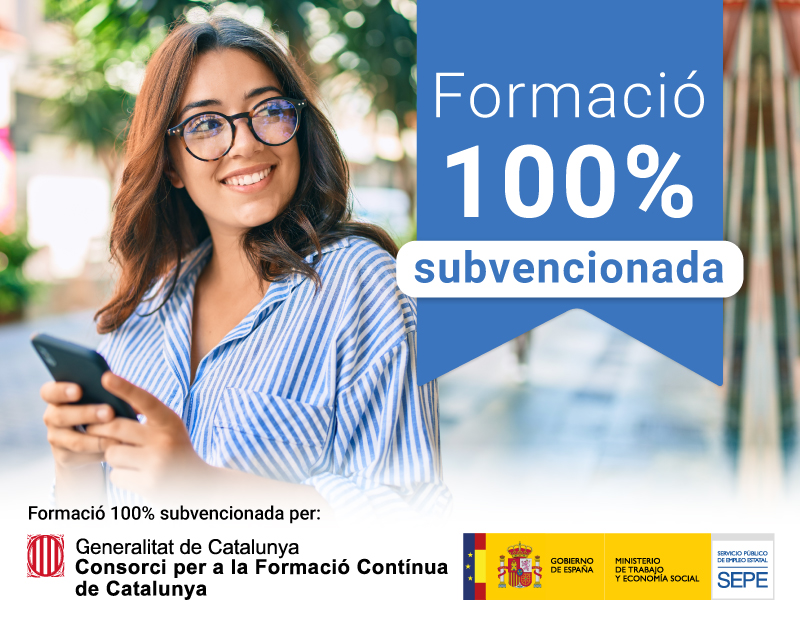 Cursos 100% subvencionats Cursos 100% subvencionats