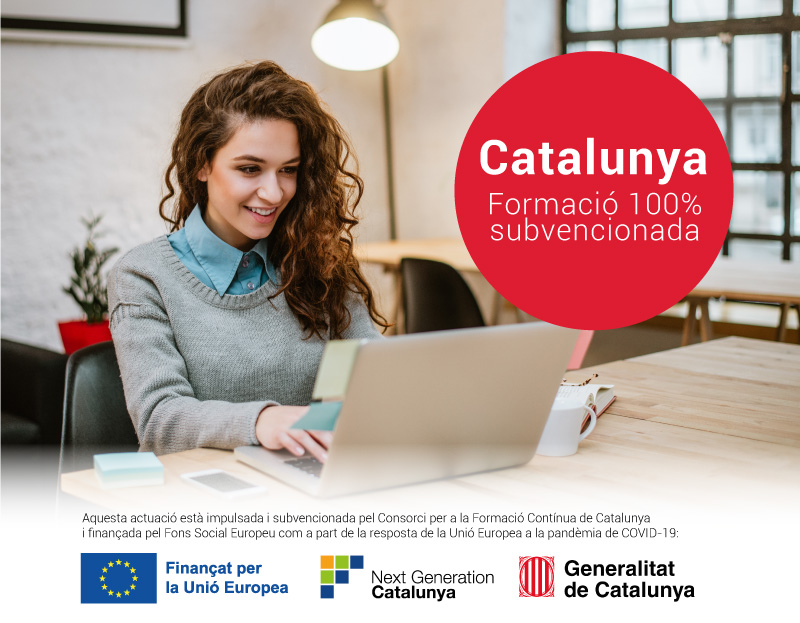 Cursos 100% subvencionats Cursos 100% subvencionats per a ocupats de Catalunya