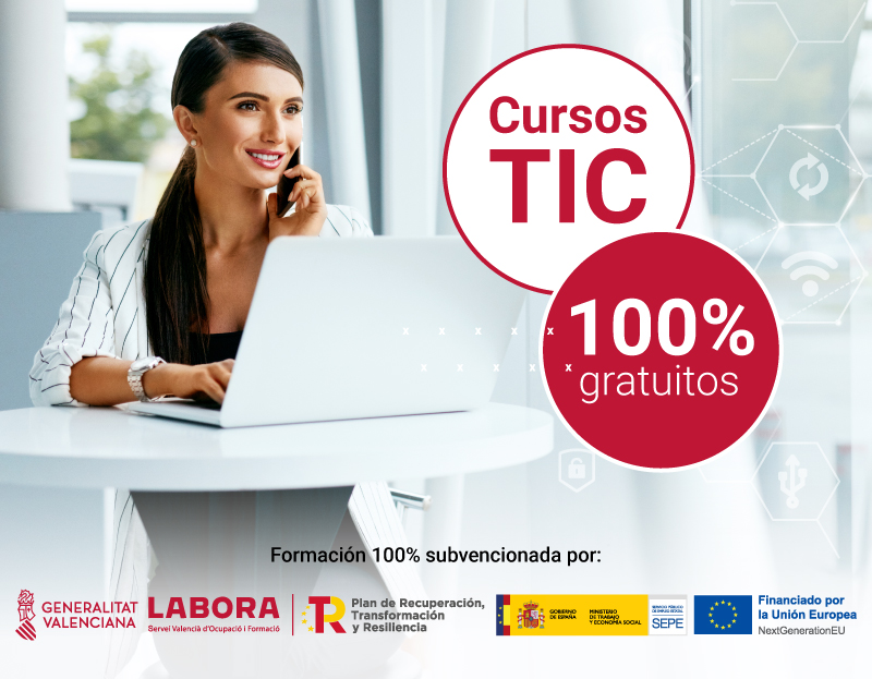Cursos TIC 100% gratuitos para mujeres Cursos TIC 100% gratuitos para mujeres