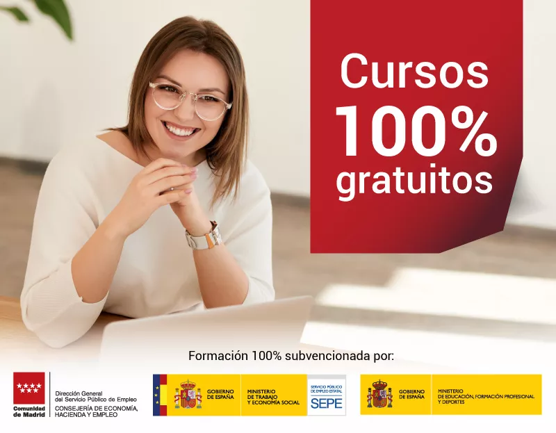Cursos gratis para trabajadores y autónomos de Madrid del SEPE