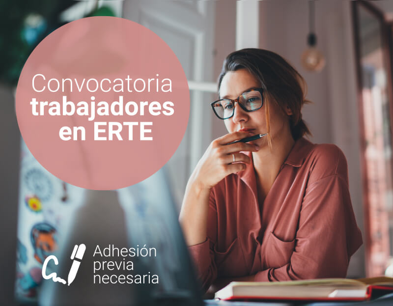Convocatoria para trabajadores en ERTE
