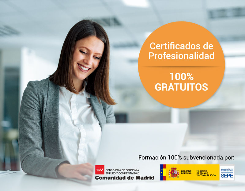 Certificados de Profesionalidad para trabajadores de Madrid Certificados de Profesionalidad para trabajadores de Madrid