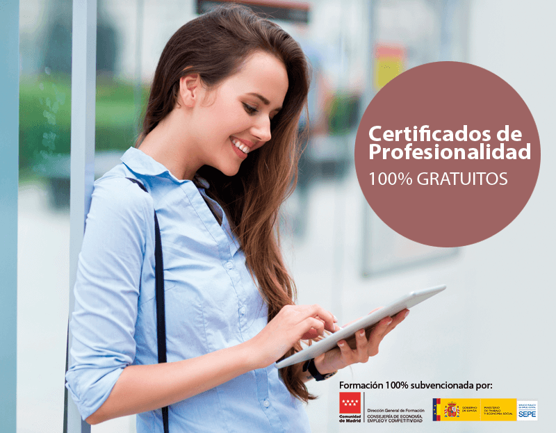 Certificados de Profesionalidad para trabajadores de Madrid Certificados de Profesionalidad para trabajadores de Madrid