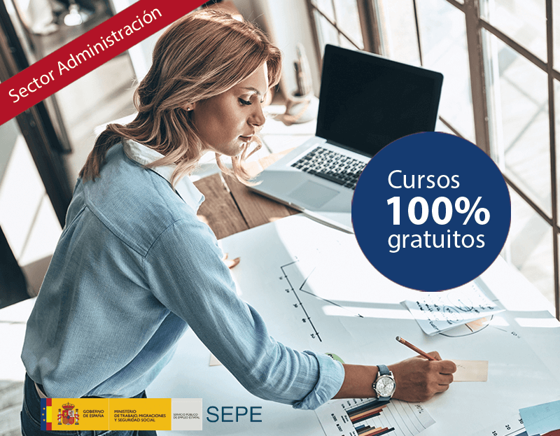 Cursos online gratuitos para trabajadores de Administración