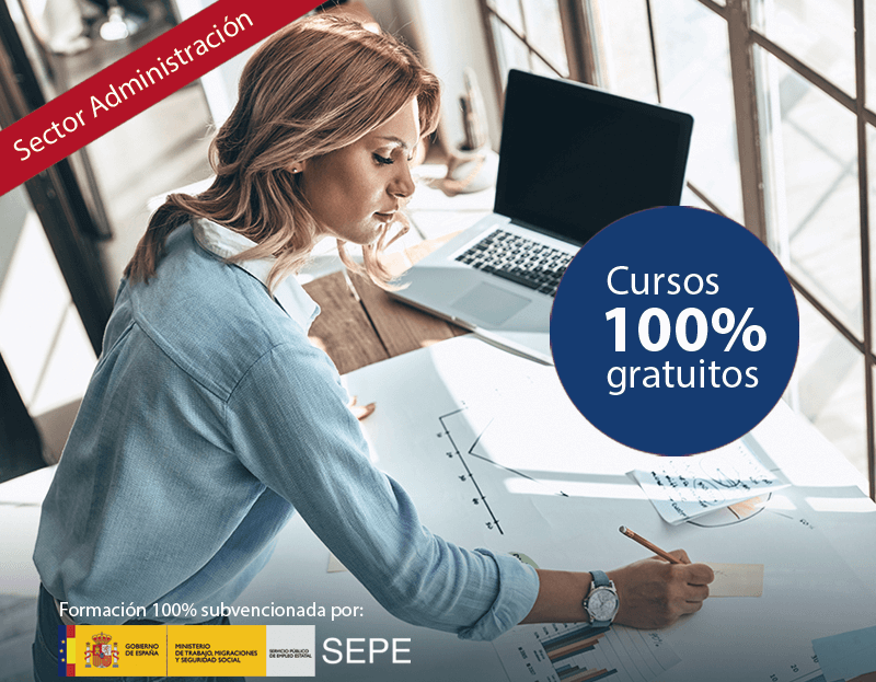 Cursos online gratuitos para trabajadores de Administración
