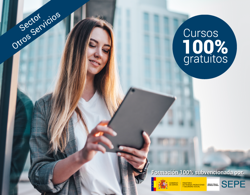 Cursos online para trabajadores y autónomos Cursos online gratuitos para trabajadores del Sector Otros Servicios