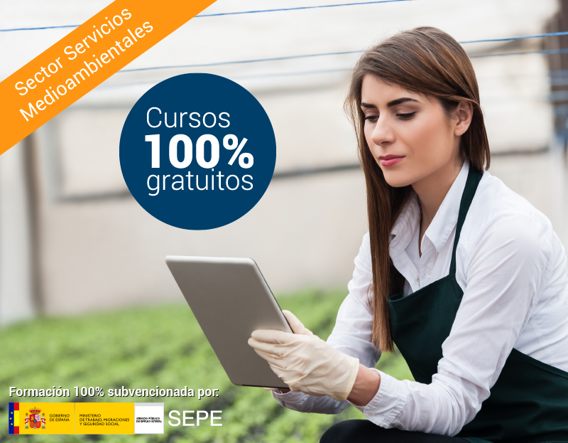Cursos online para trabajadores y autónomos Cursos online gratuitos para trabajadores del Sector Servicios Medioambientales