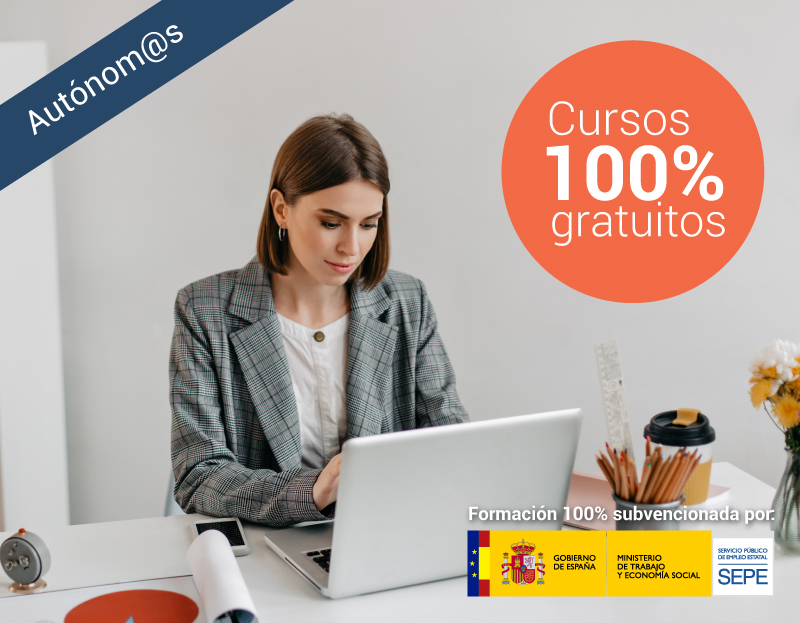 Cursos online para Autónomos Cursos online gratuitos para Autónomos de cualquier sector profesional
