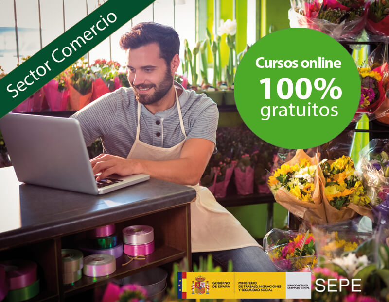 Cursos online gratuitos para trabajadores del Sector Comercio y Marketing