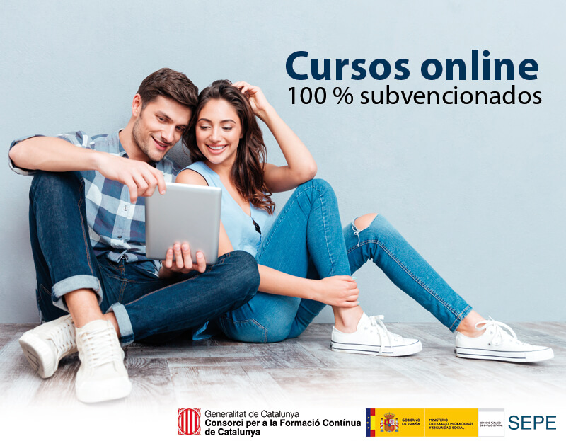 Cursos online 100% subvencionados - Cataluña