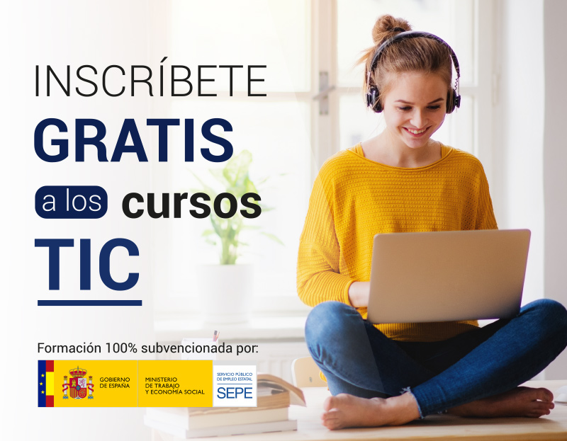 Cursos TIC para Trabajadores en ERTE Cursos TIC para Trabajadores en ERTE