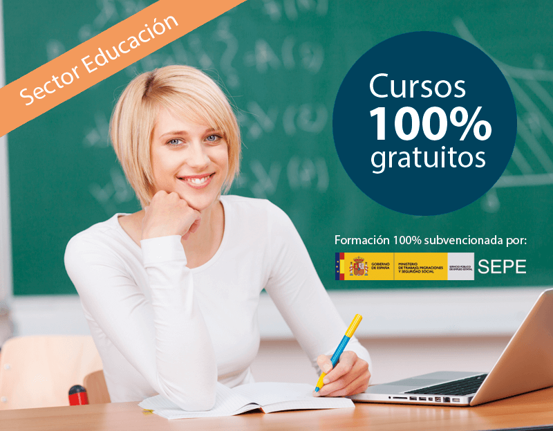 Cursos online gratuitos para trabajadores del Sector Educación