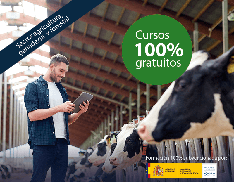 Cursos online para trabajadores y autónomos Cursos online gratuitos para trabajadores del Sector Agricultura, Ganadería y Forestal