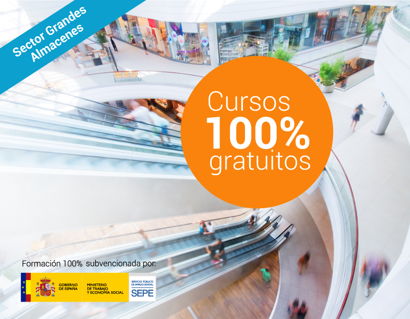 Cursos online para trabajadores y autónomos Cursos online gratuitos para trabajadores del Sector Grandes Almacenes