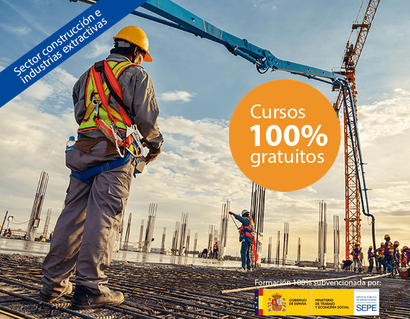 Cursos online para trabajadores y autónomos Cursos online gratuitos para trabajadores del Sector Construcción e Industrias Extractivas