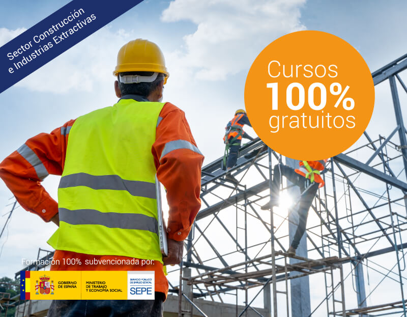 Cursos online para trabajadores y autónomos Cursos online gratuitos para trabajadores del Sector Construcción e Industrias Extractivas