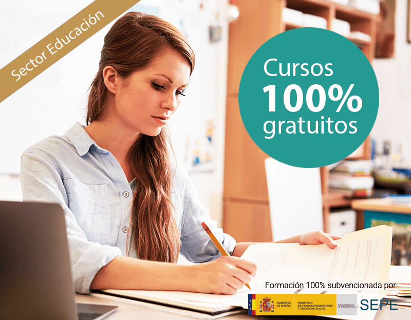 Cursos online gratuitos para trabajadores del Sector Educación