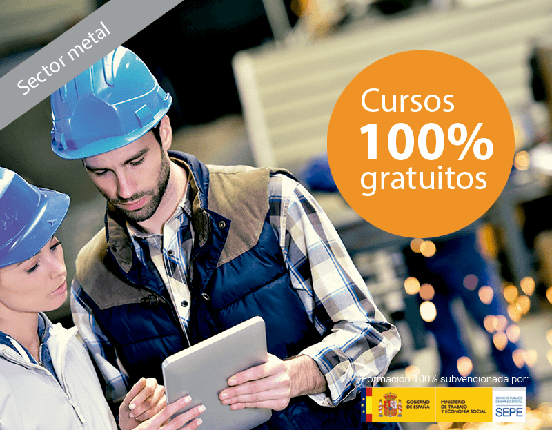 Cursos online para trabajadores y autónomos Cursos online gratuitos para trabajadores de Metal