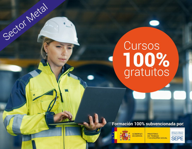Cursos online para trabajadores y autónomos Cursos online gratuitos para trabajadores de Metal