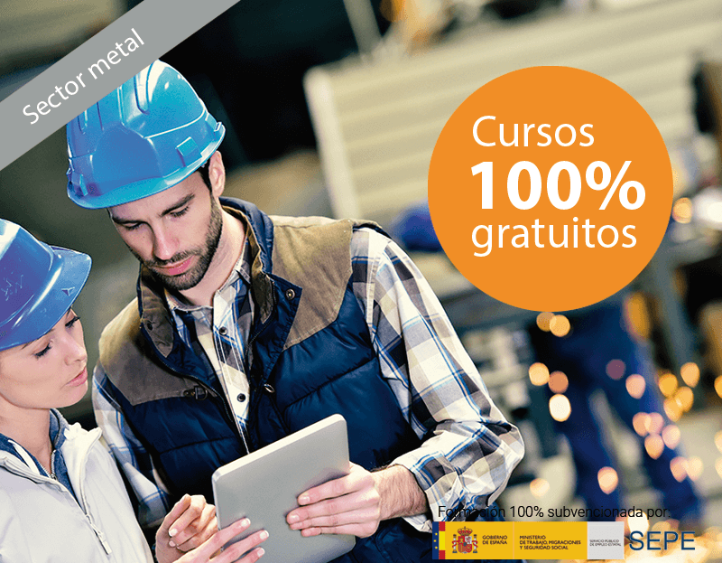 Cursos online para trabajadores y autónomos Cursos online gratuitos para trabajadores de Metal