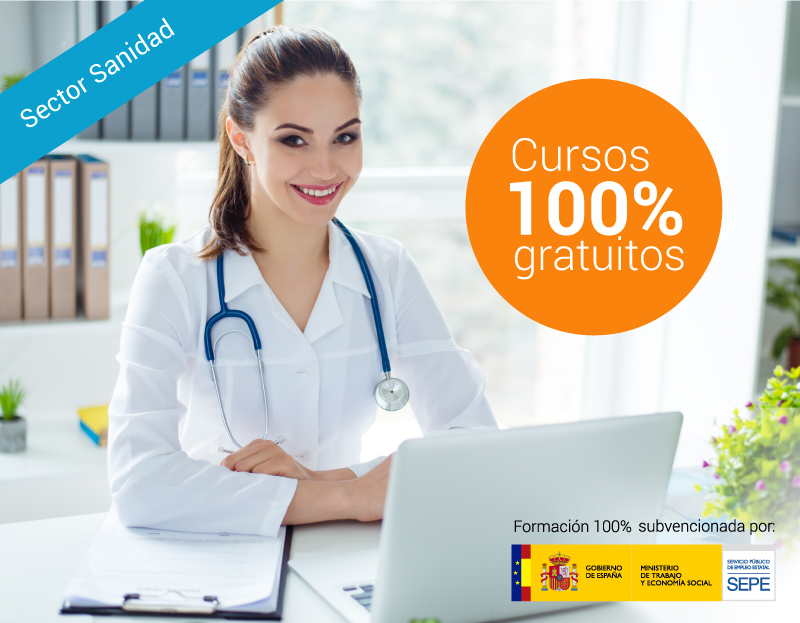 Cursos online para trabajadores y autónomos Cursos online gratuitos para trabajadores del Sector Sanidad