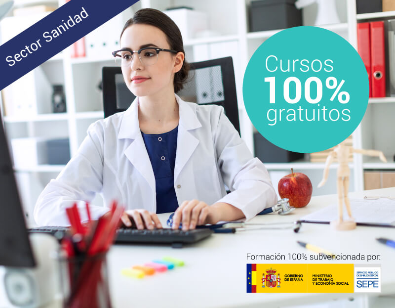 Cursos online para trabajadores y autónomos Cursos online gratuitos para trabajadores del Sector Sanidad