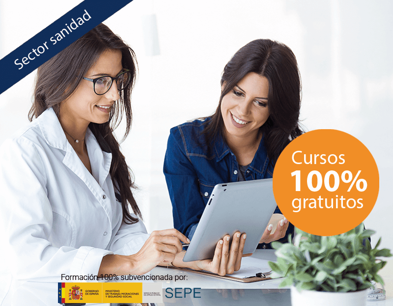 Cursos online para trabajadores y autónomos Cursos online gratuitos para trabajadores del Sector Sanidad