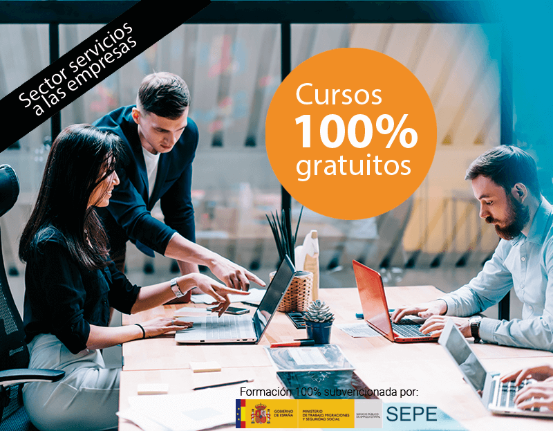 Cursos online gratuitos para trabajadores de Servicios a las Empresas