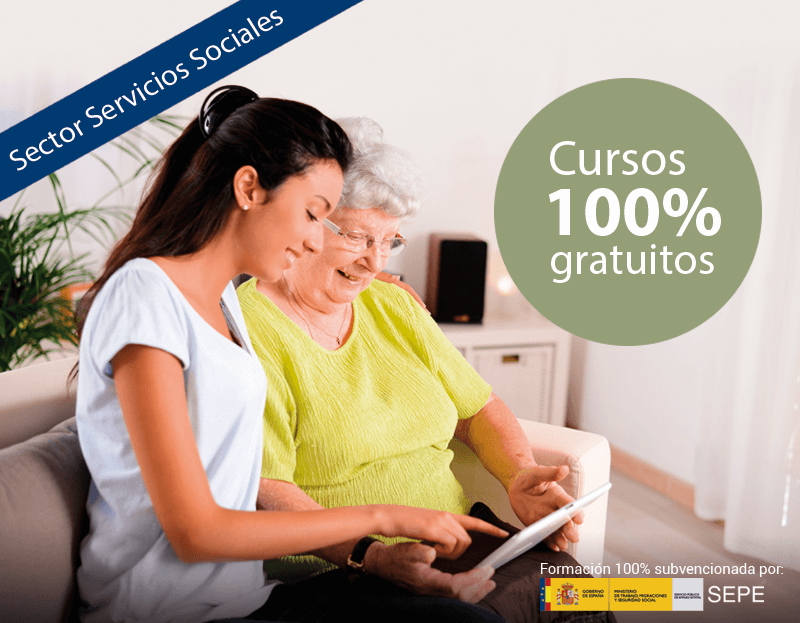 Cursos online gratuitos para trabajadores del sector Servicios Sociales