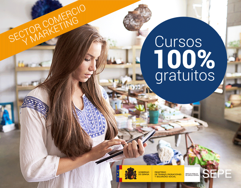 Cursos online gratuitos para trabajadores de Comercio