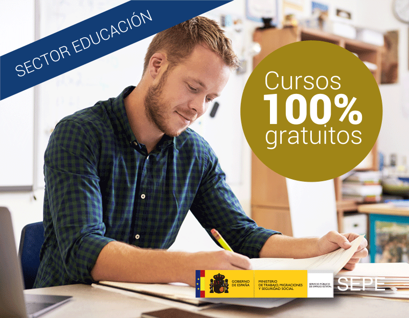 Cursos online gratuitos para trabajadores del Sector Educación