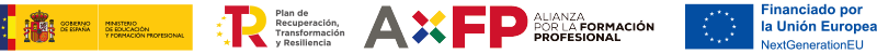 Proyecto financiado por el Ministerio de Educación y Formación Profesional – U.E. – Next Generation Proyecto financiado UE