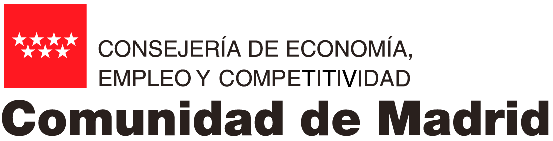 Consejería de Economía, Empleo y Competitividad Madrid Logo Consejería de Economía, Empleo y Competitividad Madrid