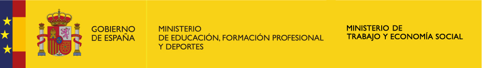 Ministerio de Educación, Formación Profesional y Deportes y Ministerio de Trabajo y Economía Social