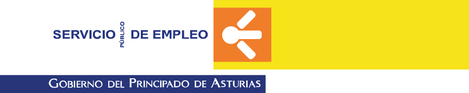 Servicio Público de Empleo del Principado de Asturias Logo Servicio Público de Empleo del Principado de Asturias