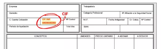 Encontrar CIF
