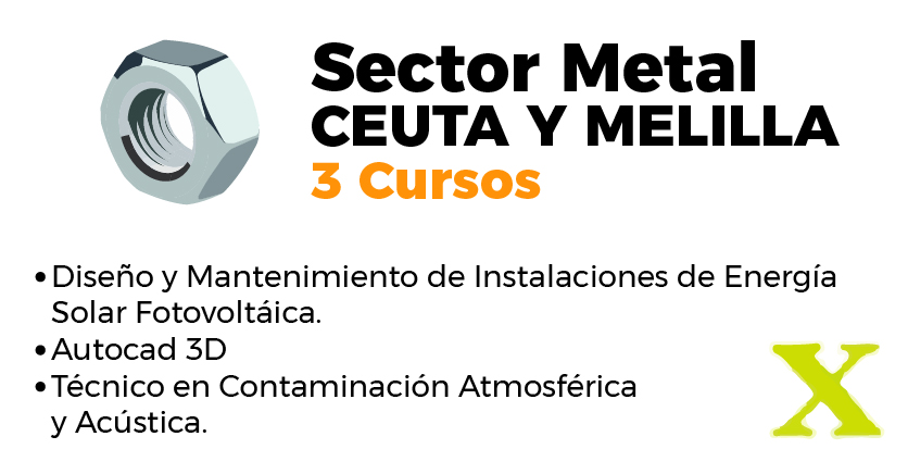 Cursos del inem en Ceuta y Melilla sector metal